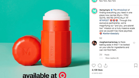Myro Target Instagram Update